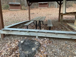 outdoor school benches